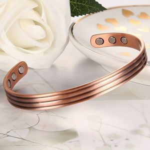 2024 Life Tree Magnetic Adjustable <b>Copper</b> <b>Bracelet</b> 99.99% Solid Pure <b>Copper</b> Viking Style Fashion Cuff Men Women Arthritis Relief - Product Image 6