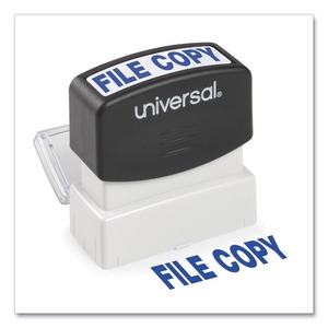 Sello Preentintado Universal con Tinta Azul, Material de Espuma y Plástico para Copiar Archivos de Oficina y Mensajes - Product Image 4