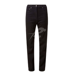 PIHA SPORTS Factory Price Wholesale Customized Logo Thick 100% Cotton Eco-Friendly Women's Straight Slim <b>Stretch</b> Business Casual - Product Image 1