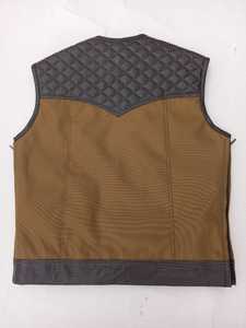 Chaleco de cuero genuino de piel de vaca Reversible suave y transpirable, moda clásica de Hip Hop con decoración de botones para invierno - Product Image 5