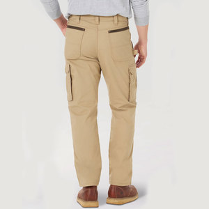 Pantalones de trabajo ligeros de algodón populares Ropa de construcción Bolsillos con cremallera Ropa DE TRABAJO Pantalones Cargo Pantalones para hombres - Product Image 4