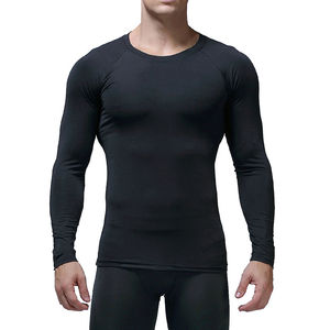 Vente en gros de t-shirts à manches longues d'hiver vêtements de sport pour hommes, vêtements d'entraînement, t-shirts longs pour hommes, vêtements de gym - Product Image 1