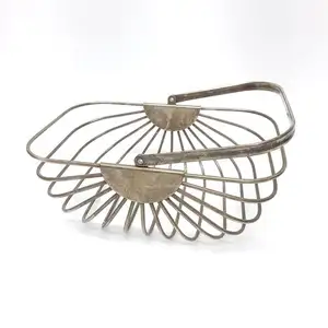 Panier en métal Regal Silver Egg Bread Basket Multifunctional Storage