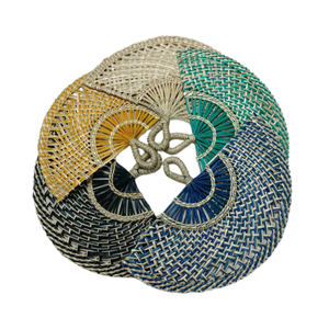 Eco Friendly Seagrass Hand <b>Fan</b> From Vietnam For Resort Style Decor And Everyday <b>Personal</b> Use - Product Image 1
