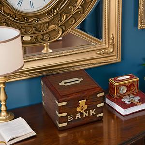 Hucha de madera de alta calidad Caja de dinero segura para niños Niñas Adultos - Product Image 3