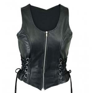 Chaleco Clásico Vintage de Cuero Genuino Champ King, Prenda Clásica de Moda, Durabilidad, Elegancia Atemporal, Acabado Mate y Brillante, 120g - Product Image 3