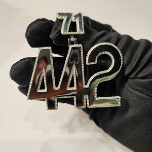 925 plata esterlina IGI certificado VVS diamante colgante para hombres Iced VVS Moissanite diamante fino colgantes y dijes estilo Hip Hop - Product Image 2