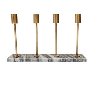 Bougeoir en métal au design moderne Décoration de table avec finition noire Bougeoir en métal décoratif écologique à la mode - Product Image 3