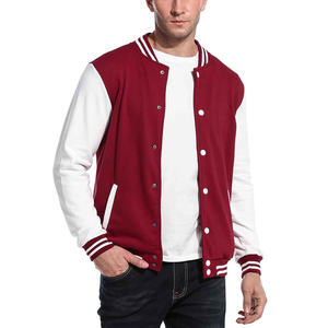 Chaqueta Varsity de Béisbol para Hombre, de Alta Calidad, para Invierno, Resistente al Viento, de Cuero Genuino, con Botones de Cuerno, Forro de Algodón, Personalizada - Product Image 4