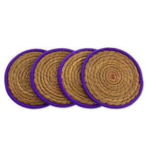 Handmade Natural Round Rattan Custom Coasters <b>Placemat</b> Woven Seagrass <b>Placemat</b> - Product Image 2