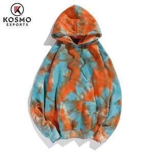 Sudadera con Capucha de Manga Larga Personalizada de Alta Calidad para Hombre, Tie Dye, Primavera, 100% Algodón, Felpa, Bolsillo, Talla Grande y Alta, XS - Product Image 6