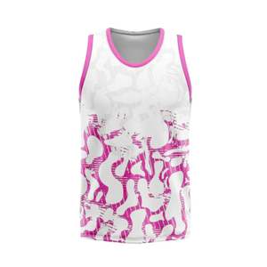 Camisetas sin mangas con estampado personalizado para mujer, camisetas sin mangas de secado rápido que absorben la humedad, ropa deportiva de sublimación para gimnasio y Fitness - Product Image 6