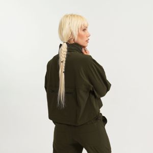 OEM personnalisé 2024 Fitness vêtements de yoga femmes Sport veste athlétique à capuche noir fermeture éclair veste de gym - Product Image 5