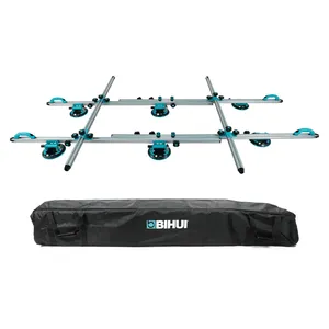 ระบบยกกระเบื้องแผ่นใหญ่ขนาด 2400 มม. แบบรางเดี่ยว ทำจากอะลูมิเนียม สำหรับกระเบื้องเซรามิกพอร์ซเลนขนาดเล็ก ใช้ในงานก่อสร้าง - Product Image 2