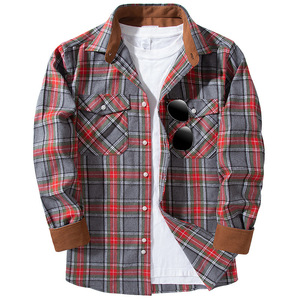 Ingrosso a asciugatura rapida con <span class=keywords><strong>colletto</strong></span> largo <span class=keywords><strong>tipo</strong></span> Plus Size Casual <span class=keywords><strong>camicia</strong></span> Outwear da uomo - Product Image 6
