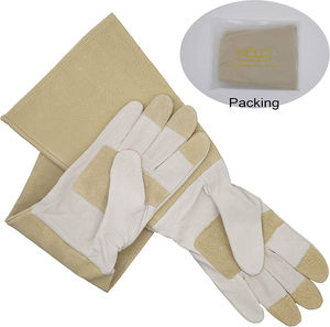 High-quality Customizable Cowhide Leather Beekeeping Gloves, Flexible Protective, OEM/ODM Service, Size & Design Options OEM - Product Image 5