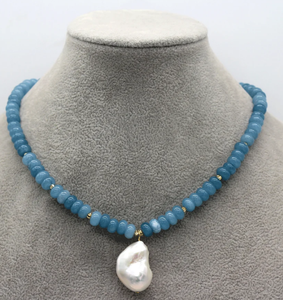 Collar de Moda con Cuentas Chapadas en Oro, Regalo para Mejor Amiga, Regalos para Mujer, Pañuelo con Flecos Occidentales de Alta Calidad y Diseño Único - Product Image 1