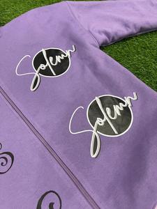 หมวกคลุมศีรษะมีฮู้ดสำหรับผู้ชายผ้า100% มีฮู้ดผ้านินจาเฟรนช์เทอร์รี่แอซิดแบบมีซิปดีไซน์แบบกำหนดเอง - Product Image 3