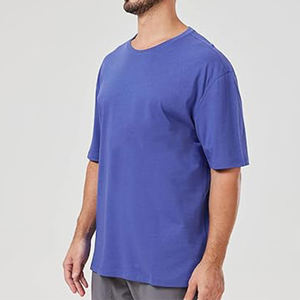 T-shirt 100% coton pour homme, coupe ample, imprimé, T-shirt pour homme de haute qualité, T-shirt décontracté surdimensionné, T-shirt vierge personnalisé pour homme - Product Image 5