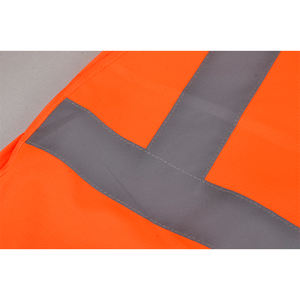 Gilet de sécurité haute visibilité TACHTICAL STANDARD en polyester, bandes réfléchissantes, imperméable, LED clignotante, classe 2, personnalisable - Product Image 6