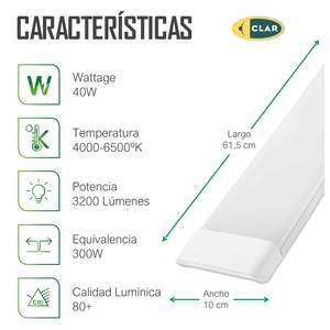 Lámpara de Techo LED de 60W y 90CM, Iluminación LED de Alta Potencia para el Hogar o la Oficina - Product Image 5