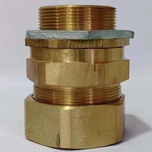 Heavy Duty Brass <b>Cable</b> Gland IP68 <b>Waterproof</b> &Explosion Proof Conduit Fittings for Industrial Control Panels & OEM Manufacturing - Product Image 1