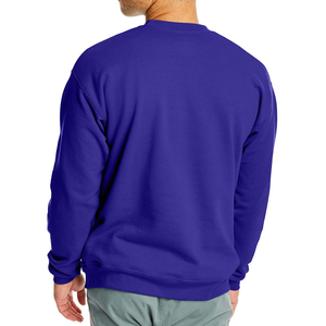 Sweat-shirt à col rond surdimensionné pour hommes de haute qualité 100% coton Style d'hiver décontracté avec logo personnalisé pour les basiques d'automne Sweat-shirt - Product Image 2