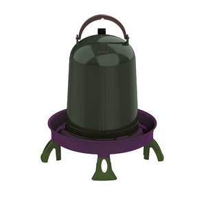 Eco Recycled <b>Poultry</b> <b>Drinker</b> 10 L. with Legs - Product Image 1