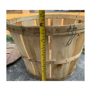 MEILLEURE VENTE!!! Panier de crabe en bois écologique-Panier de rangement en bois de taille personnalisée - Product Image 1