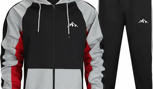 Unisex Hooded Solid Casual Streetwear Set | Custom Design | 100% Cotton Anti-Bacterial Breathable Fleece Winter OEM ODM - Product Image 5