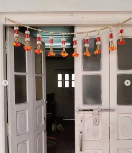 ที่แขวนประตูด้านหน้าสำหรับตกแต่งบ้านดอกไม้งานแต่งงานและวัดแบบอินเดียใช้ซ้ำได้สำหรับตกแต่งบ้านด้วยดอกไม้ - Product Image 2