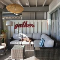 Ensemble de canapés de jardin en rotin durable en forme de L, design moderne, coussins en PU, mobilier d'extérieur imperméable pour entrepôt et hôtel, en polyester