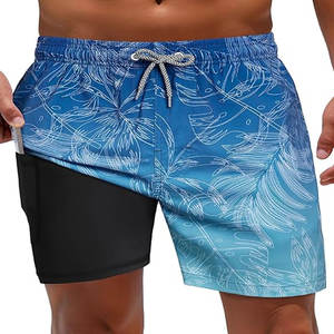Short de gymnastique à séchage rapide pour hommes OEM taille élastique polyester solide noir entraînement de course vêtements de sport d'entraînement personnalisés compression - Product Image 1