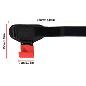 Vente chaude Unisexe Néoprène Dragonne avec Heavy Metal Steel Hook Logo Personnalisé Fitness Accessoires Pour Gym Utilisation Haltérophilie - Product Image 3