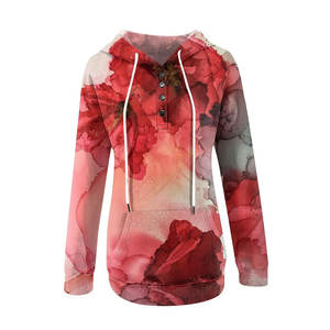 Sudaderas con capucha informales de moda de invierno para mujer, ropa de calle, diseño de sublimación con cuello con capucha y logotipo frontal, diferentes estilos - Product Image 1