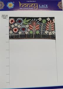 ผ้าปักลูกไม้ลายดอกไม้สีสันสดใสสง่างามพร้อมลวดลายดอกไม้สำหรับการตัดเย็บแบบทำมือสินค้าขายส่ง - Product Image 6