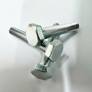 M8 M10 M12 DIN 933 cấp 4.8 kẽm mạ đầy đủ chủ đề hình lục giác đầu bu lông <span class=keywords><strong>Hex</strong></span> ổ cắm đầu vít nắp được thực hiện trong THV ốc vít Việt Nam - Product Image 3