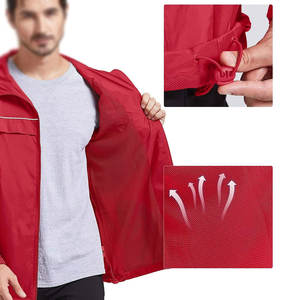 2025 veste de pluie personnalisée pour hommes vente chaude avec le meilleur prix tailles et couleurs de logo personnalisé disponibles en gros - Product Image 5