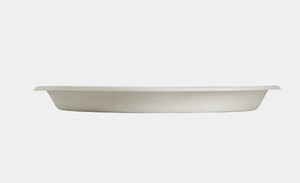 Assiettes à bagasse compostables de qualité supérieure Vaisselle jetable en fibre de canne à sucre pour la restauration et la maison - Product Image 2