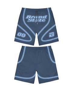 Shorts pour hommes en coton peigné 100% respirant, séchage rapide, anti-UV, impression sérigraphique personnalisée avec logo OEM ODM - Product Image 6