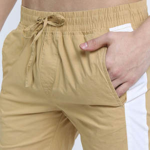 Pantalones cortos informales para hombre, pantalones cortos de sarga de algodón duraderos de OEM con logotipo personalizado - Product Image 5