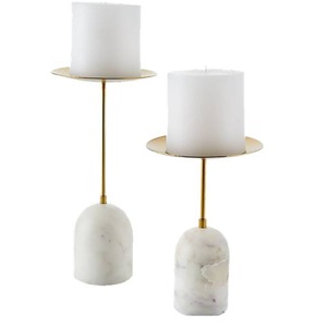 เชิงเทียนโลหะอุปกรณ์ตกแต่งบ้านเชิงเทียนแบบโค้ง - Product Image 3