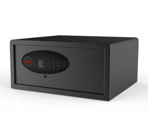 Coffre-fort électronique avec clé | Code PIN numérique et clavier | Coffre-fort de sécurité en acier pour la maison et le bureau - Product Image 1