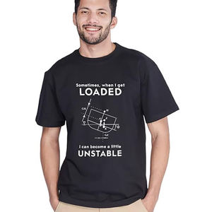 T-shirts en coton pour hommes de couleur blanche coupe régulière de haute qualité 100% coton vêtements d'extérieur T-shirts garçons mode porte des T-shirts légers - Product Image 2