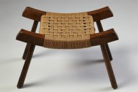 Tabourets décoratifs en bois de Jute, nouveaux meubles de décoration de maison, tabourets de style moderne pour salon à vendre