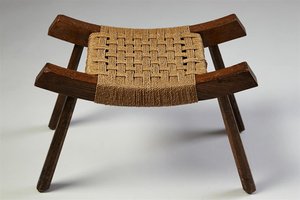 Tabourets décoratifs en bois de Jute, nouveaux meubles de décoration de maison, tabourets de style moderne pour salon à vendre - Product Image 3