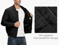 Blouson bomber léger en tricot pour homme, coupe décontractée et élégante, coupe-vent imperméable en toile, grandes tailles, haute qualité