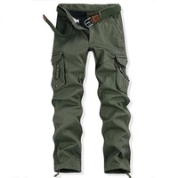 Pantalones Cargo para Hombre al por Mayor, Tallas Grandes, Casuales, Rectos, Estampados, Transpirables, de Lona, Cintura Alta, Ecológicos, Ligeros, OEM