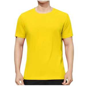 T-shirt d'entraînement de fitness pour hommes respirant col rond manches raglan t-shirt d'entraînement uni léger confortable haut athlétique pour hommes - Product Image 1