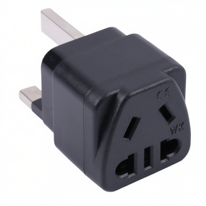 WK Portable Power <b>Adapter</b> Five-Pin to UK <b>Plug</b> Fuse Travel <b>Adapters</b> - Product Image 2
